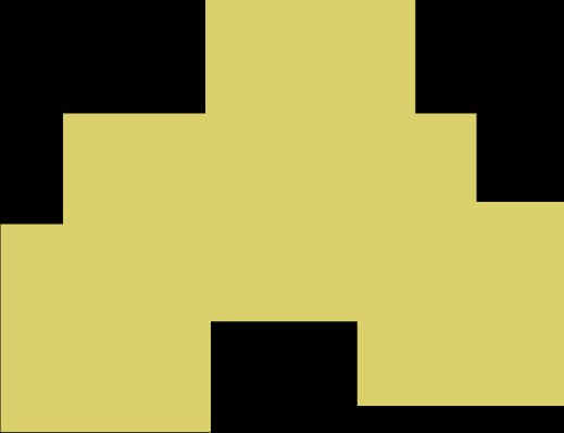 Yellow decorative element