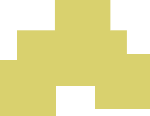 Yellow decorative element